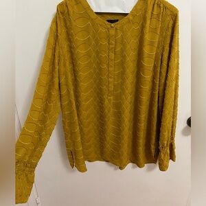 Yellow Blouse with Sleeve detail
